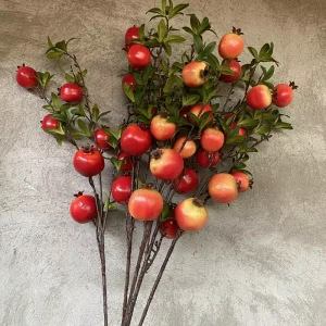 New Home Decor Foam Berries Artificial Pomegranate Artificial Fruit for Sale