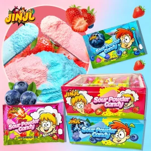 New Prank April Fools’ Day Super Sour Candy (Pink, Strawberry & Blueberry Flavors) Halal Snacks