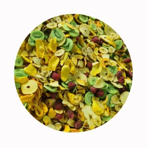No Artificial Additives Mixed Vegetable & Fruit Chips Healthy Snack with Salty Taste Hard Texture Fried and Vacuum Packed