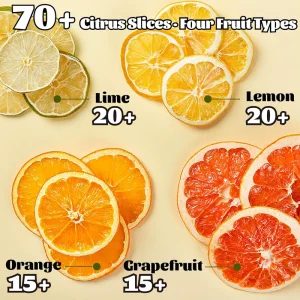 No Sugar Added Crispy Freeze Dried Orange Slices Mixed Fruit Chips with Vitamin C Rich for Cocktail Garnishing Wreaths Tea