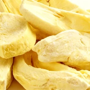 No Sugar Added Tropical Fruit Chips Freeze Dried Durian Cubes FD Durian Snack