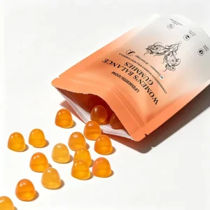 ODMLifeworth Private Label Adult Women’s Daily Balance Natural Gummies Probiotic Blend Pineapple Fruit Powder For Improved