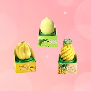 OEM Acceptable Fruit Pops 3D Ice Cream Pineapple Lemon Mango Banana Flavor Box