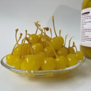 OEM Brand Canned Yellow Cherry in Sugar Syrup Preserved Canned Fruit