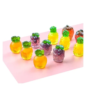OEM Custom Fruity 4D Colorful Cartoon Shape Gummy Candy Manufacturer High Quality Bag Packaging HACCP Certified MOQ 100 Cartons