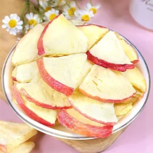 OEM Dried Vegetables Healthy Preserved with Water Sweet Fruit Chips Freeze Dried Bulk Freeze Dried Apple Slices Dried Fruit