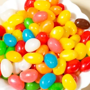 OEM Factory Custom Private Label Jelly Beans Colorful Lucky Candy Assorted Fruit Flavors Gummies Easter Candy Sweets