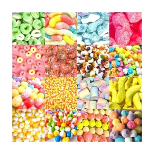 OEM Freeze Dried Candy Assorted Fruit Flavors Sweets Lyophilization Rainbow Beans