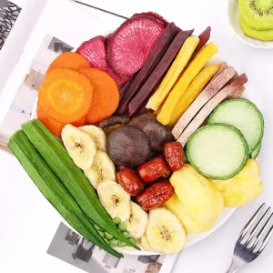 OEM Healthy Snacks Rich Fruit&Vegetable Crisps Mix Crispy Fruit&Vegetable Suitable As the Go Snacks Dried Vegetables Dried Fruit