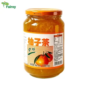 OEM Honey Citron Tea 1kg Jar Traditional Fruit Preserve with Real Citron Pulp for Warm Beverage or Toast Spread