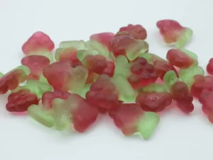 OEM Individual Candy Packaging Halal Direct Sales Grapes Gummy Pectin Vegan Candy for Kids Chewy