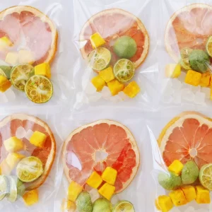 OEM Mixed Freeze Dried Fruit Slices Bulk Green Orange Lemon Grapefruit Passion Fruit Health Tea Freshly Processed Bag Box Cup