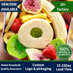 OEM Mixed Vegetable Fruit Crisps Crispy Mixed Freeze and Vegetables Bulk Dried Vegetable Crisps Factory Dried Fruit