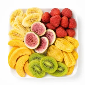 OEM Natural Mixed Dried Fruit Snack Banana Chips Freeze Dried Strawberry Kiwi Fig Jackfruit Peach Assorted Dehydrated Fruit Mix