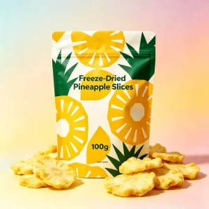 OEM ODM Bulk FD Pineapple Slice Freeze Dried Pineapple Piece Factory Supply Freezed Dry Pineapple