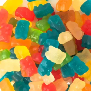 OEM ODM Chinese Candy Manufacturers Fruity Gummy Bears Multi Colored Sweet Assorted Flavors Soft Chewing Bag Packaging Cartoon