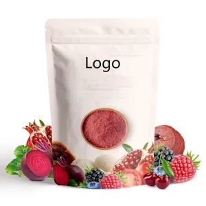 OEM ODM Custom Organic Freeze Dried Fruit Vegetable Powder Water Soluble Mixed Blend Plant Powder for Food Supplement