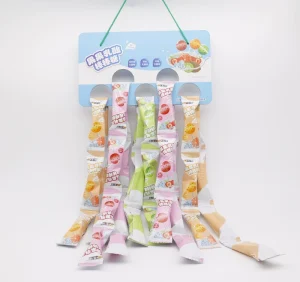 OEM ODM Custom Sample Production Lactic Fruit Juice Chia Seed Spherical Lollipop Candy Hard Candy Mixed Fruit Flavor