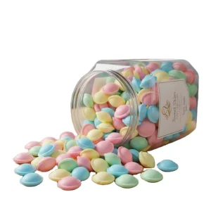 OEM ODM Exotic UFO Shaped Fruit Flavored Candy Retro Crispy Wafer Discs with Colorful Satellite Design Snack