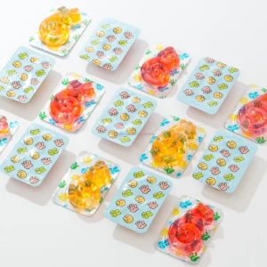 OEM ODM Factory Branded Fruity Sweet 3D Scissors Cartoon Shape Game Gummy Candy Sugar+Syrup Multi Colored 15kg ctn Bag