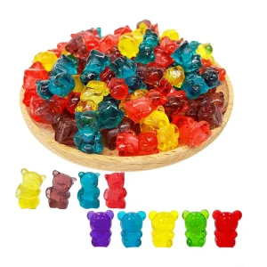 OEM ODM Factory Bulk Gummy 4D Gummy Bear Soft Cartoon Candy Sweets Mix Fruit Flavor Sweet Gummy Bears Candy Snack
