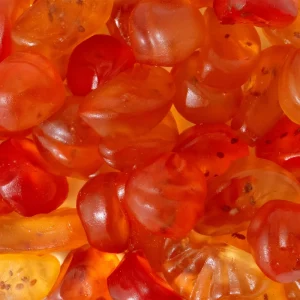 OEM ODM Factory Bulk Multi Colored Fruity Jelly Gummies Candy Seeds Bag Custom Packaging Sugar+Syrup Drop Shape 18