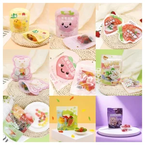 OEM ODM Fruit Sour Sweet Jelly Candy Soft Gummies Confectionery Customizable Packaging Bulk
