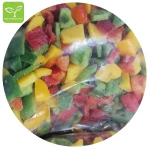 OEM ODM Hot Sell China Frozen Vegetable Food for Retail IQF Frozen Pepper Sliced Diced Red Green Yellow Red HACCP