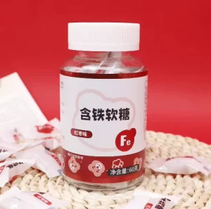 OEM ODM Iron rich Soft Candy Red Dates and Iron Rich Gummies Suitable for Women