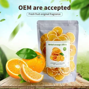 OEM Package Natural Dehydrated Orange Slices Dried Fruit for Cocktail Garnish European Market