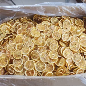 OEM Private Bulk Price 100% Natural Yellow Dried Lemon Slices for Fruit & Flavor Tea