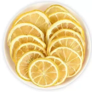 OEM Private Bulk Price 100% Natural Yellow Freeze Dried Lemon Slices