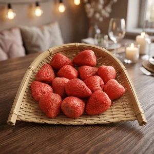 OEM Private Label Factory Price Crunchy Healthy Snack HACCP BRC ISO Office Snack Freeze Dried Strawberries