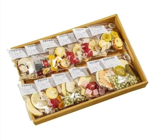 OEM Private Label Freeze Dried Blended Fruits Mixed Fruit Slices Flower Herbal Tea Individual Bags for Beauty Detox Packaged Box