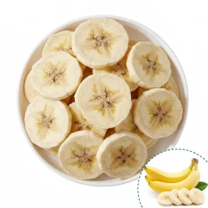 OEM Whole Freeze Dried Banana Crisps 1kg Sweet Zero Additives for Tea Office Outdoors Breakfast OEM Packaging Dried Fruit