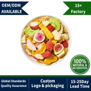Office Snacks Freeze Dried Mixed Fruit Chips Healthy Desk Snack Non GMO Vegan Dried Vegetables Dried Fruit