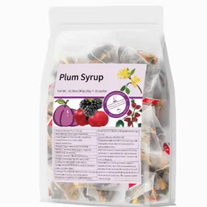 Old Beijing Sour Plum Syrup Tea Traditional Herbal Blend for Summer Refreshment and Digestive Aid Hot or Iced