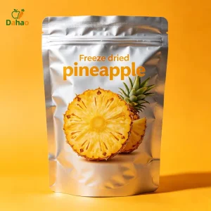 Organic Bagged Freeze Dried (FD) Pineapple Slices No Sugar Added Vacuum Pack Dry Fruit Healthy Snacks Bulk Export Grade OEM&ODM