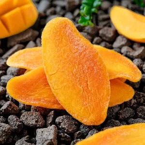 Organic Dried Sliced Mango FD Drying Process Sweet Sour Water Preservation 100% Mango Dried Fruit