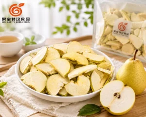 Organic FD Sweet Sliced Pear Fruits Bulk Vacuum Pack