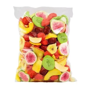 Organic Freeze Dried Blended Fruit Snacks Sweet Taste Whole Pieces Low Moisture No Additives Bulk Supply Water Preserved