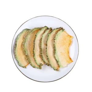 Organic Freeze Dried Cantaloupe Fruit Slices Preserved in Bulk Ready to Eat Snacks with Sweet Taste Bag Packaged 1000g