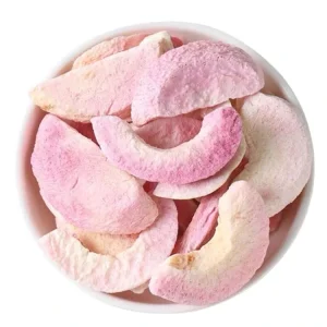 Organic Freeze Dried Honey Peach Slices Sweet Snack in Bulk Packaging Natural Preserved Fruit Slice Instant Fruit Dried Fruit