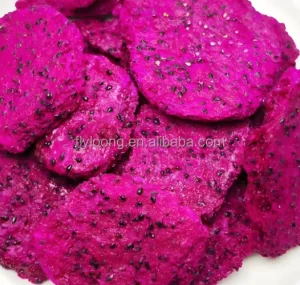 Organic Freeze Dried Red Dragon Fruit Chips Natural Sweet Flavor Non GMO Vacuum Packed Premium Healthy Snack