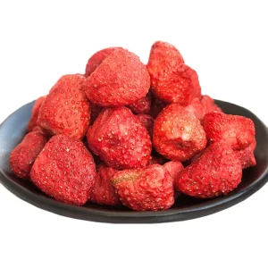 Organic Freeze Dried Strawberries Healthy Snacks Sweet Taste GMO Free Candied Fruit Natural Dried Ready to Eat Vacuum Pack