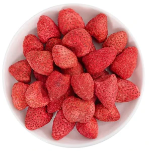 Organic Freeze-Dried Strawberries Sweet Fruit Preserved in Syrup Dried with AD Process Packaged Bulk