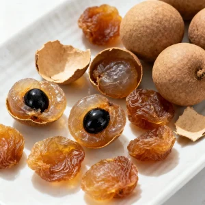 Organic GMO AD Herb Infused Ball Shaped Longan Dried Fruit Premium Nutritious Sweet Delight China Water Preserved Aged Rich