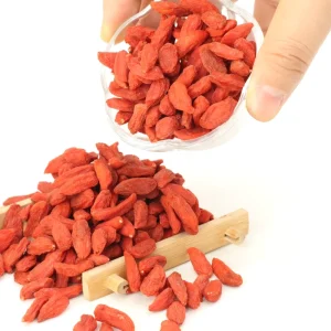 Organic Ningxia Goji Berries Dried Fruit Bulk AD Dried Sulfur Free Jumbo Size for Tea Brewing & Health Food