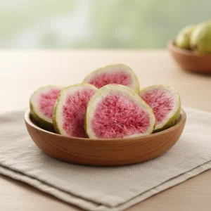 Organic Whole Slice Freeze Dried Figs Natural Sweet Flavored Healthy Snacks Low Moisture No Preservatives 1kg Bulk Packaged