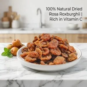 Organic Wild Harvested Dried Rosa Roxburghii Slices Premium Grade Zero Additives Vitamin C Rich Preserved Fruit Snack